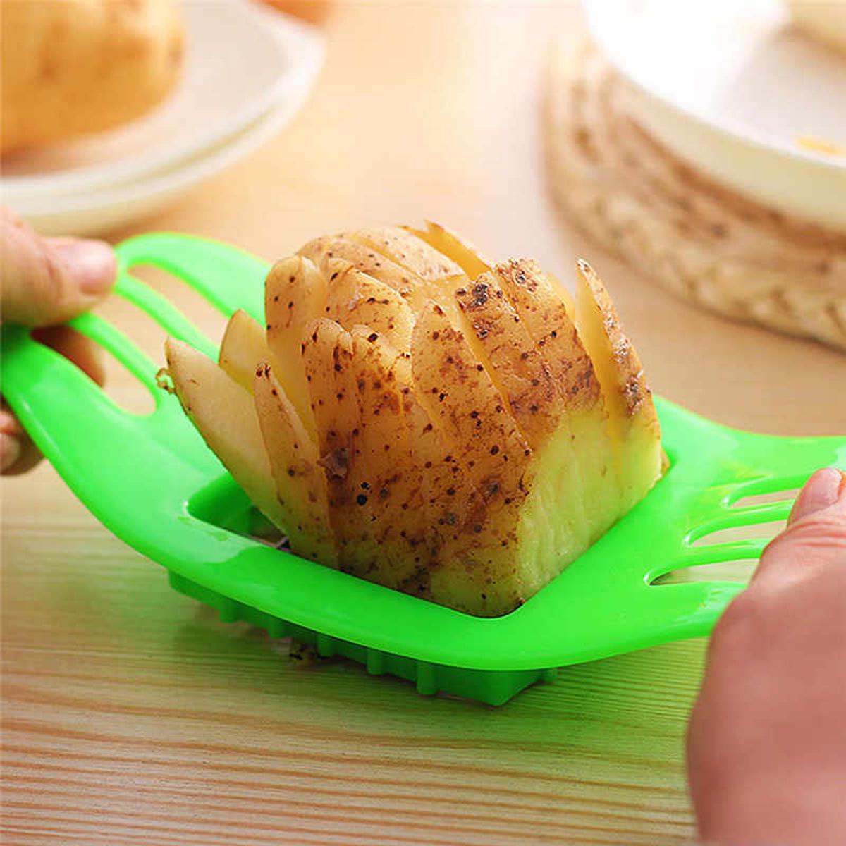 Potato Cutter Stainless Steel French Fry Slicer Cutter (1Pc)