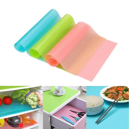 Waterproof Anti-Slip Plastic Mats – 4 Pcs Set