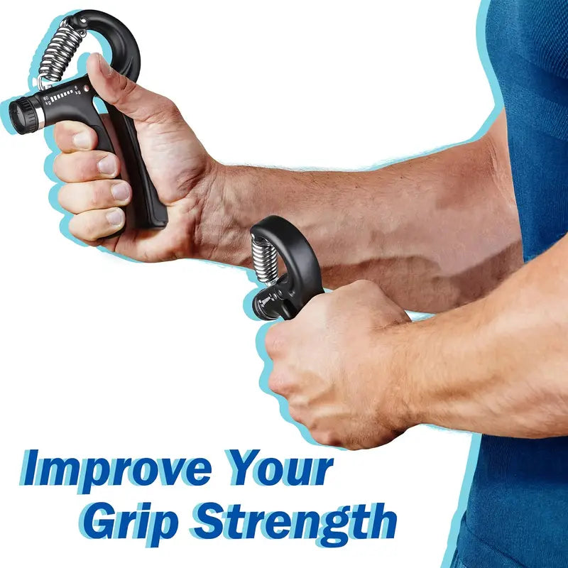 Buy 1 Get 1 Free Adjustable Hand Gripper Resistance Hand Muscle Trainer For Stronger Forearms Exerciser