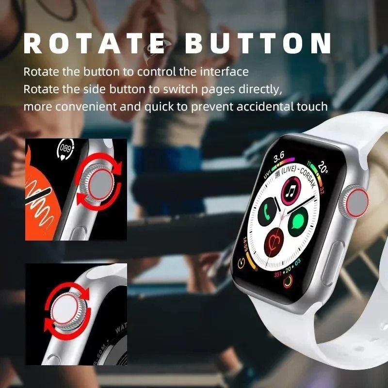 I9 Pro Max Smartwatch Series 9 Smart Watch 1.77 Inches Full Size Screen Bluetooth Calling Sports Mood For IOS and Android For Men and Women