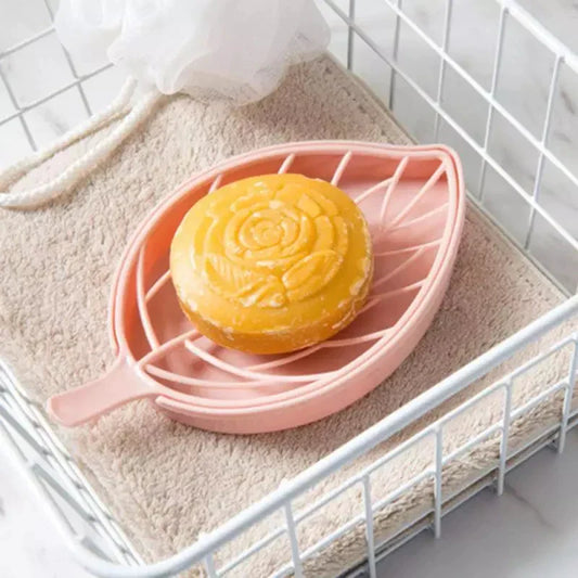 Leaf Shape Soap Holder Non Slip Soap Box