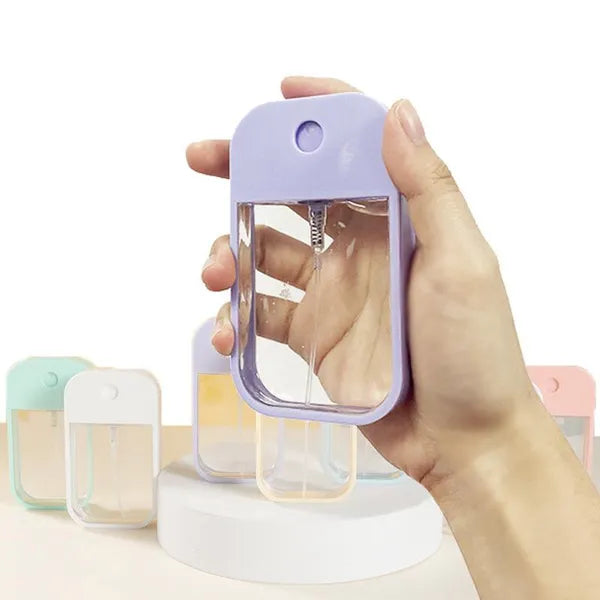 Mini Portable 45ml Refillable Fragrance and Hand Sanitizer Bottle with Spray Fragrance Pump