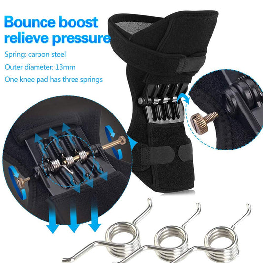 Power Knee Support Spring Knee Booster Joint Support Knee Protection Pads for Women and Men