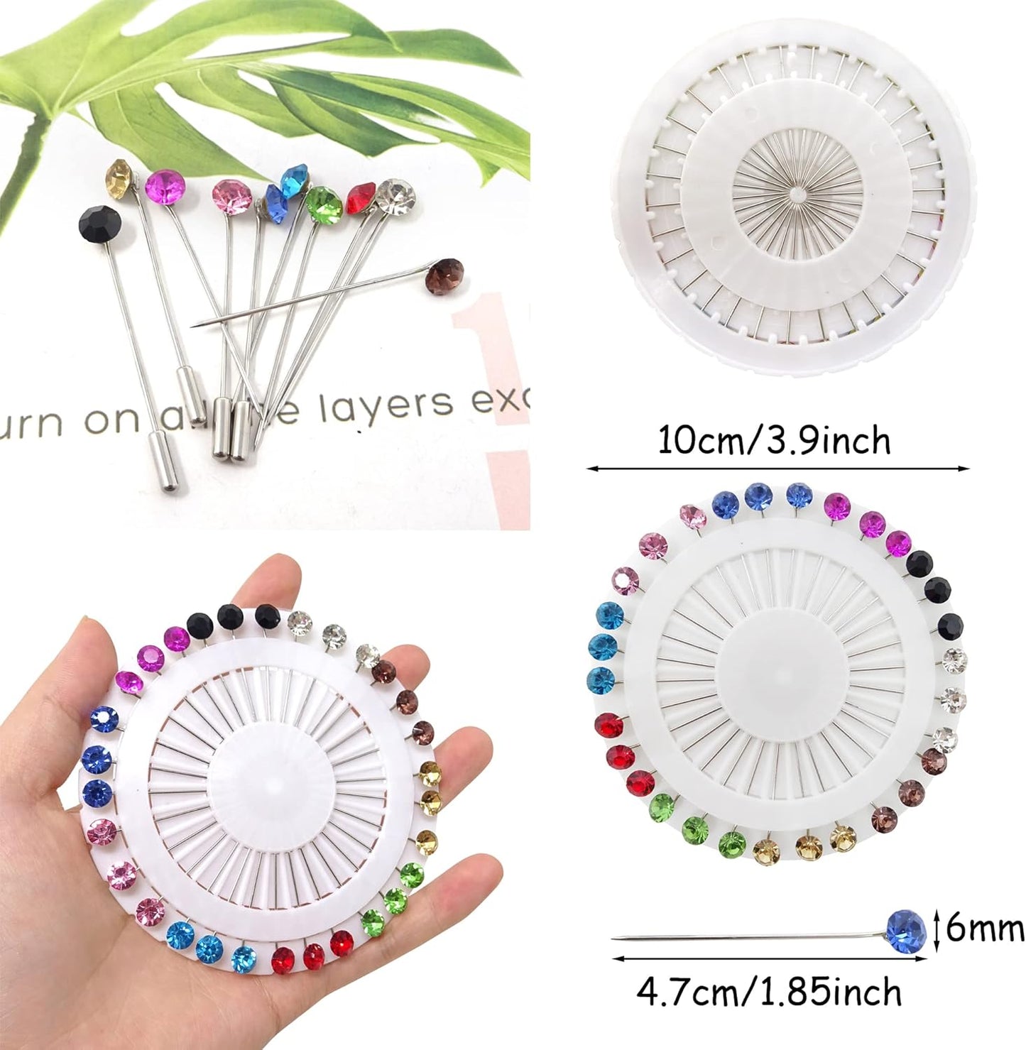 Good Quality Hijab & Scarf Pins – 40 Pcs