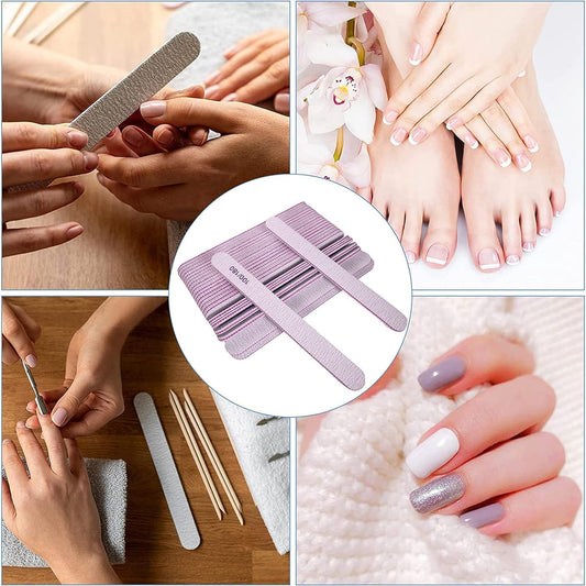 Double Sided Emery Board – Washable 100/180 Grit Nail File