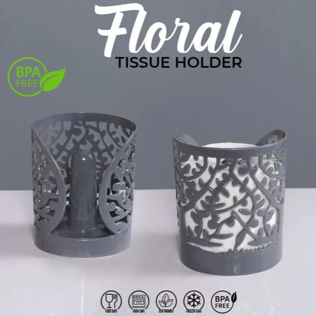 Floral Tissue Paper Holder