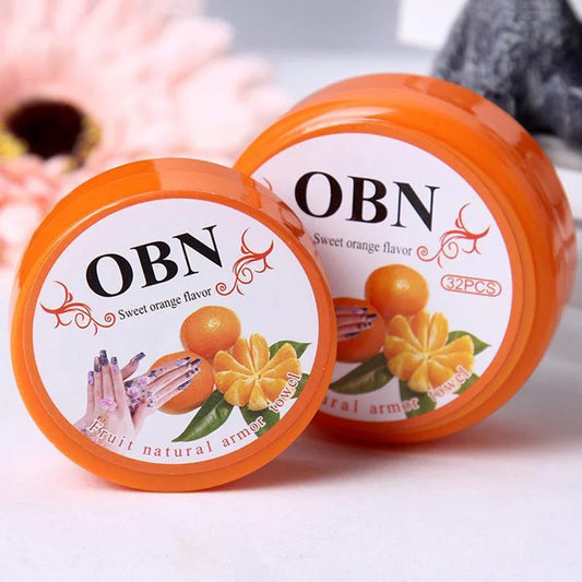 Pack of 2 Nail Polish Remover – 32 Wipes by OBN