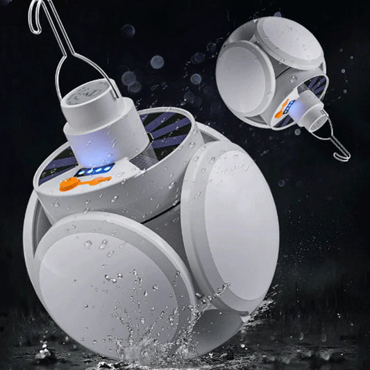 Solar Outdoor Folding Light Portable USB Rechargeable LED Bulb