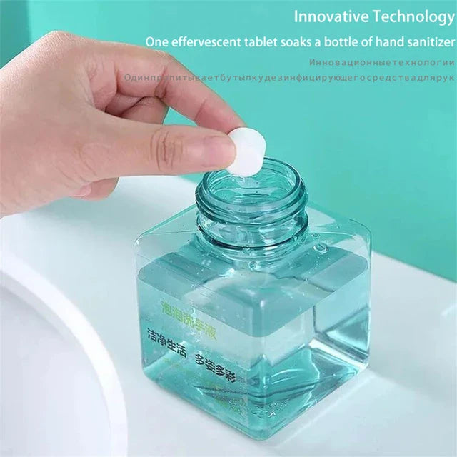 Soaps Water Melting Effervescent Tablet Foam Hands Sanitizer For Clean Hands