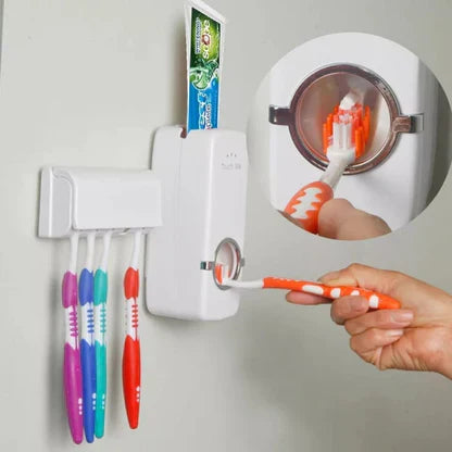 Best Quality Set of Toothpaste Dispenser & Brush Holder