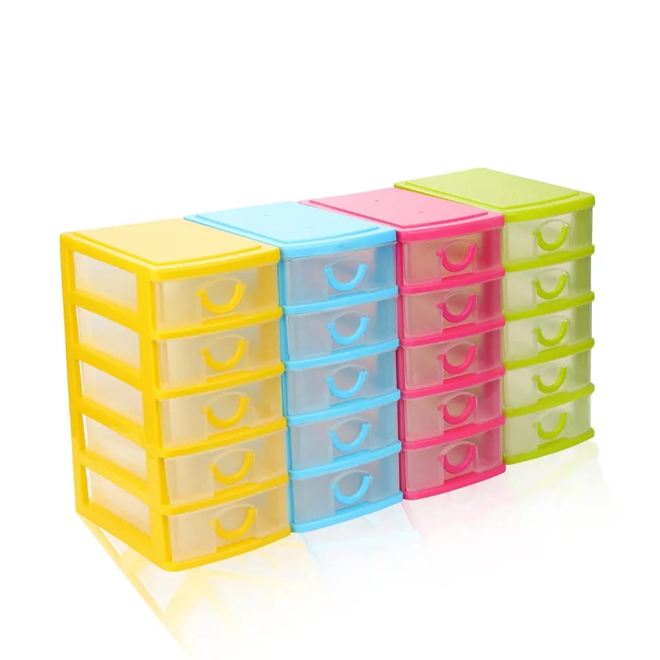 Storage Drawer, 5 Layers Multi-function Storage Cabinet Storage Containers with Drawers for Home, Office