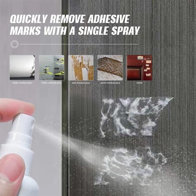Sticker & Stain Remover Spray for Adhesive & Sticky Glue Residue Removal