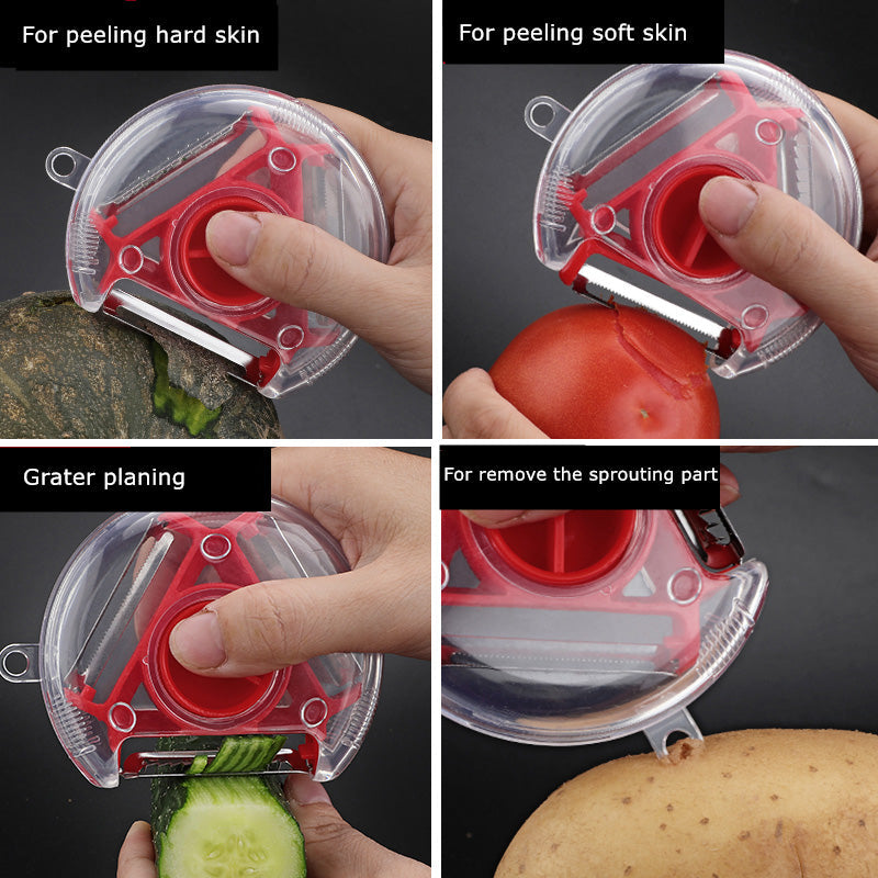 Trio Peeler Set Slicer Stainless Steel Peeler