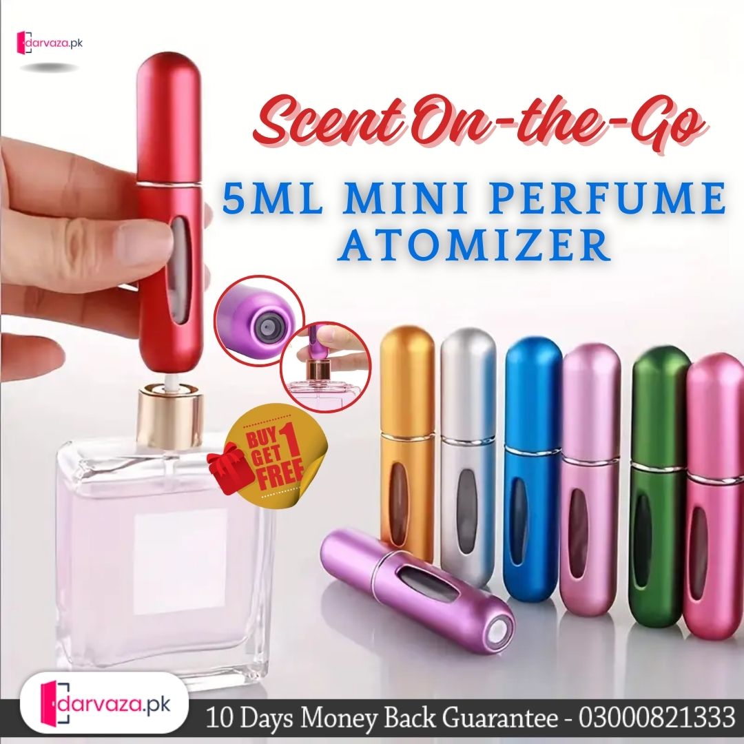 Buy 1 Get 1 Free Mini Empty Perfume Atomizer (5ML)