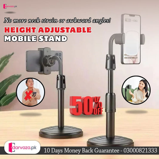 2 Pcs Height Adjustable Mobile Stand Holder Rs 999 Buy 1 Get 1 Free Offer