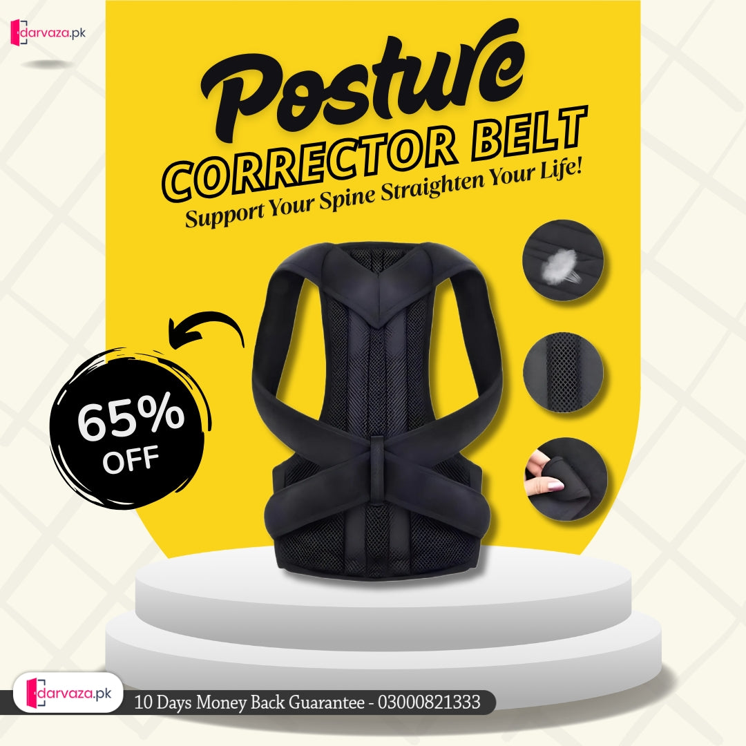 Adjustable Posture Corrector Belt for Waist and Back Support