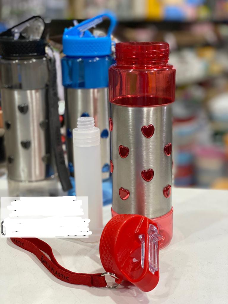 Steel Water Bottle With Ice Pack Inside For Travelling Home and Outdoor Use