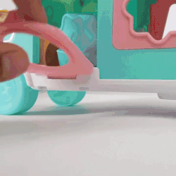 Durable Plastic Kids Cartoon Shape Bus Toy with Musicals Xylophone For 2 to 4 Years Plus Boys and Girls