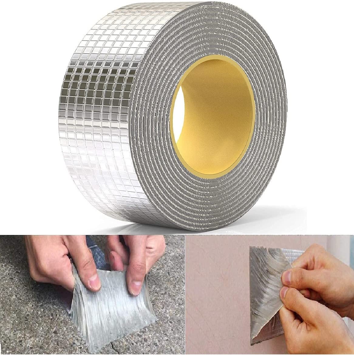 Waterproof Leakage Repair Aluminium Foil Tape For For Plastic, Metal, Concrete Repair