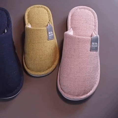 High Quality Winter Home Cotton Slippers Men Women Indoor Slippers Hospitality Footwear Home Guest Indoor Men Slippers