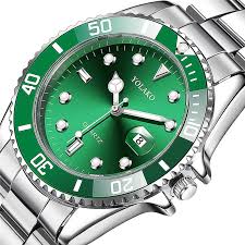 Meibo Stainless Steel Shock Resistant Quartz Movement Clock Dial Analog Wristwatch For Men