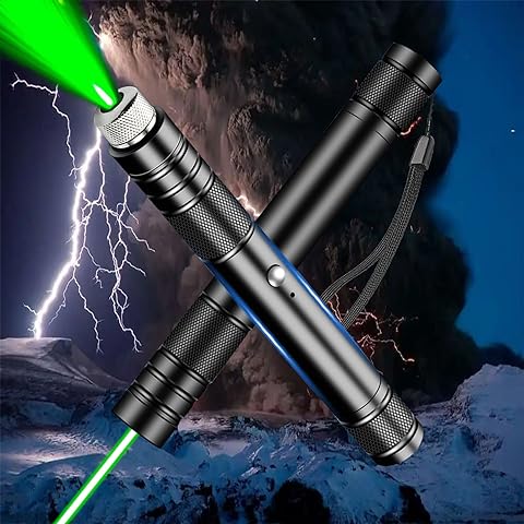 High Power Hunting Green Laser Pointer Tactical Flashlight Rechargeable Adjustable Focus Torch Light with Battery Charger