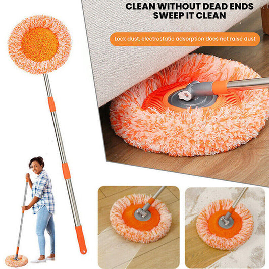 Rotatable Adjustable Sunflower Extendable Mop For Car Wash Home Dust Wall and Floor Cleaning