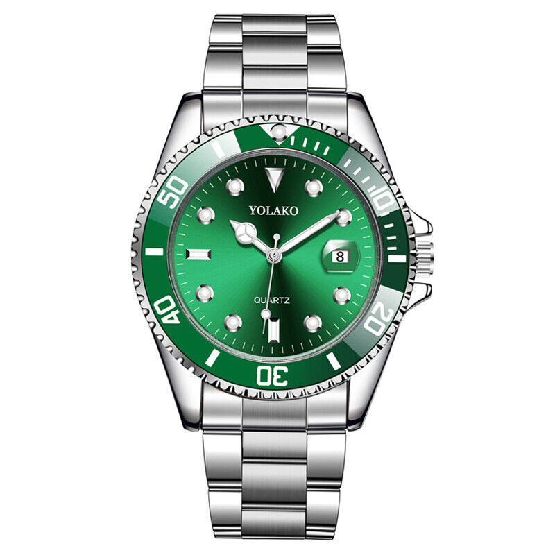 Meibo Stainless Steel Shock Resistant Quartz Movement Clock Dial Analog Wristwatch For Men