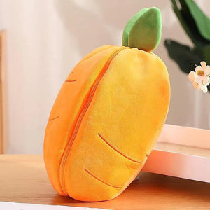 Reversible Floppy Rabbit Carrot Plush Toy