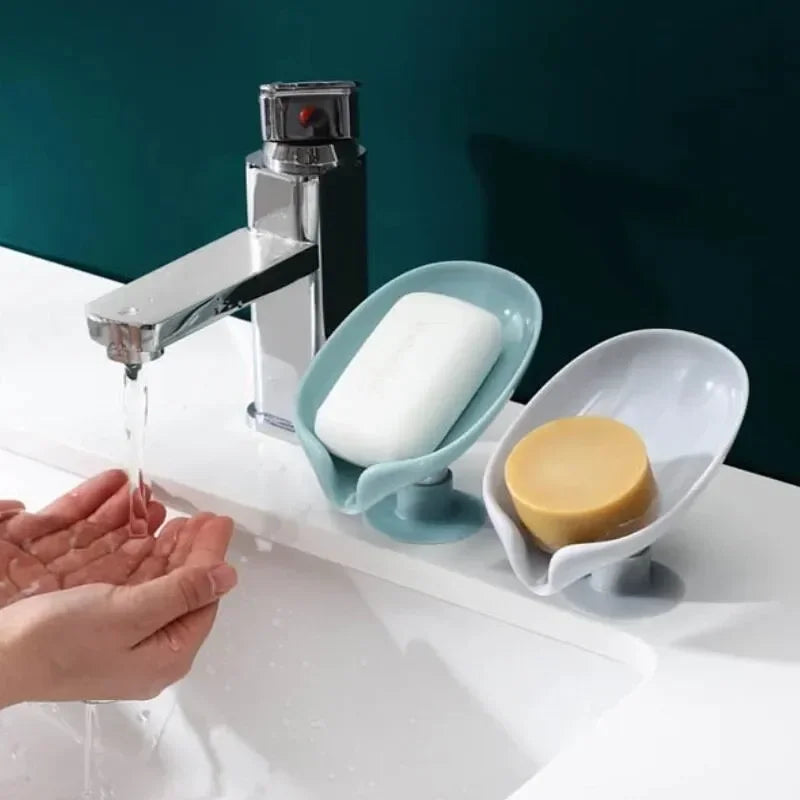 1Pcs Drain Soap Holder with Self-Draining Design