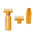 Hair Oil Applicator Bottle with Massage Comb