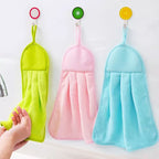 1Pc Hanging Microfiber Kitchen Hand Towel