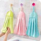 1Pc Hanging Microfiber Kitchen Hand Towel