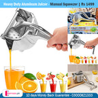 Fruit Juicer Manual Squeezer - Super Sale Offer