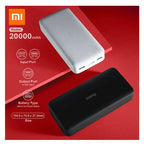 Original Redmi 20000 mah Fast Charging Li-Polymer Power Bank For Charge Your Phone and Other Devices and Gadgets Anywhere