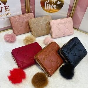Womens Wallet Single Zipper Wallet for Ladies Small Wallet
