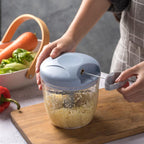 5 Blade Speedy Chopper – Manual Pull Vegetable & Meat Chopper | Multi Blade Food Processor