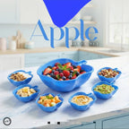 7 Pcs Apple Bowl Set – Stylish Serving Bowls for Fruits, Snacks & Salad