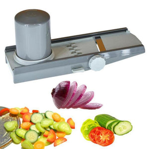 Bruno Vegetable Chopper & Slicer – Manual Multi Cutter | Adjustable Kitchen Slicer for Vegetables & Fruits