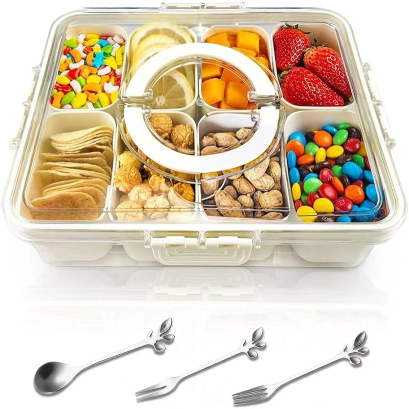 Nova 8 in 1 Storage Box – Airtight Multi Compartment Food & Snack Organizer