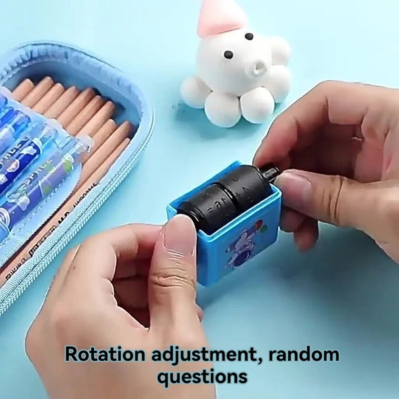 Math Learning Stamp Roller for Kids – Addition, Subtraction & Multiplication Toy