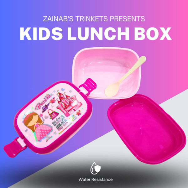 Kids Gift Lunch Box Set – Lunch Box + Water Bottle Combo (Cute Cartoon Design)