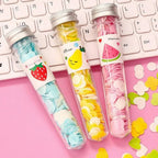 Pack of 3 Flower Paper Soap Tube – Portable Travel Hand Wash Sheets 🌸✨