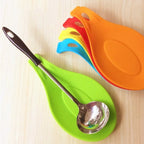 Pack of 2 Spoon Rest – Kitchen Spoon Holder Tray | Heat Resistant Utensil Rest (Mess-Free Cooking)