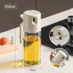 2-in-1 Oil Dispenser Bottle – Spray & Pour Kitchen Oil Sprayer