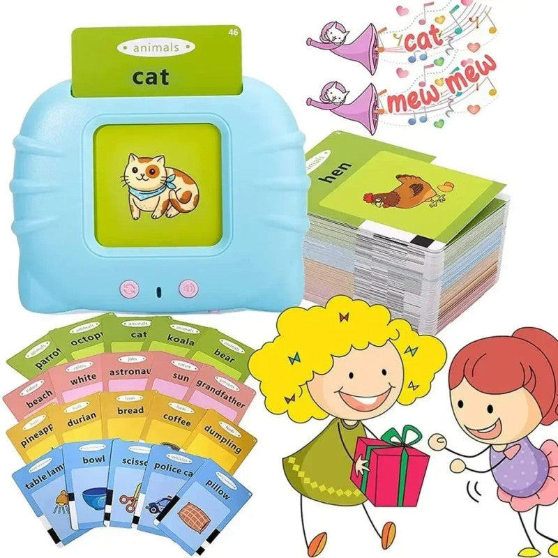 Flash Card Learning Game for Kids – Educational Talking Cards Toy