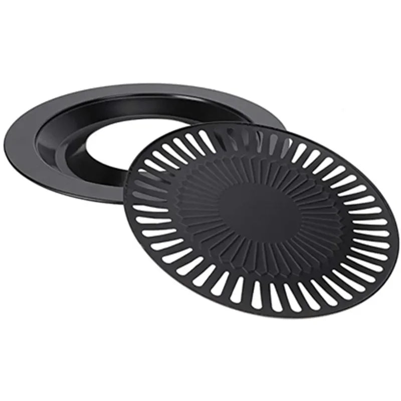 Stove Top BBQ Grill Pan – Non-Stick Portable Grill for Gas Stove | Indoor BBQ & Steak Grill Plate