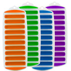 Pack of 2 Button Ice Cube Tray – Press Type Ice Mold | Easy Release Ice Cube Maker for Drinks