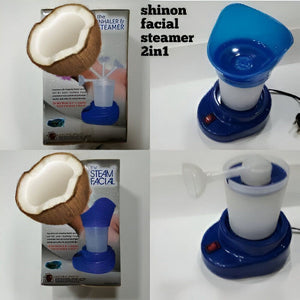 Shinon 2 in 1 Facial Steamer & Inhaler – Deep Cleansing Face Steamer | Skin Care & Steam Therapy