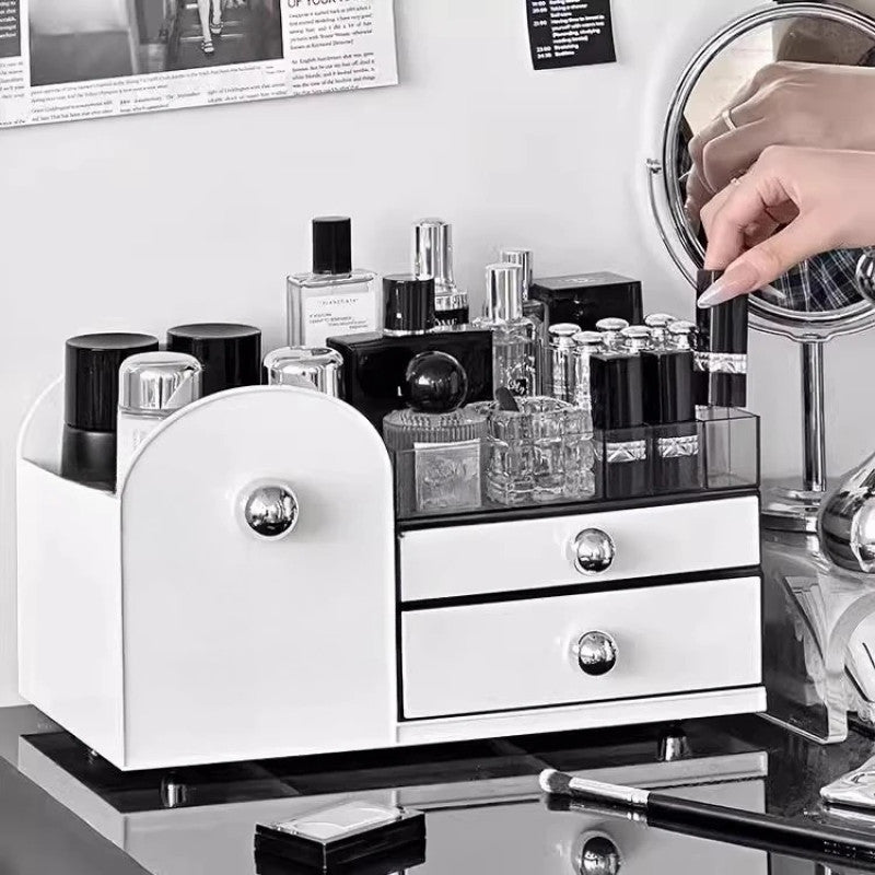Luxury Cosmetic Organizer with Drawers – Premium Makeup & Skincare Storage Box